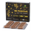 BE POSITIVE, Humør booster. 4 planteekstrakter + 4 Vitaminer + 2 Canabionider