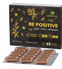 BE POSITIVE, Humør booster. 4 planteekstrakter + 4 Vitaminer + 2 Canabionider