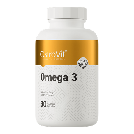 Omega 3 Fiske-olie, 30 kapsler/soft gels