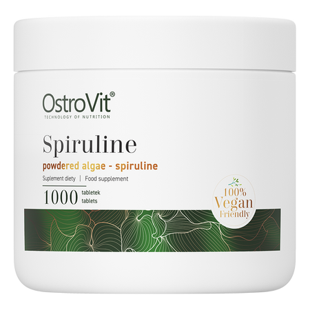 (BLACK FRIDAY!) Spirulina, Superfood, Anti-oxidanter, Veganske. 1000 tabletter