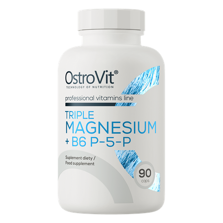 Magnesium Triple + B6 P-5-P,  90 kapsler