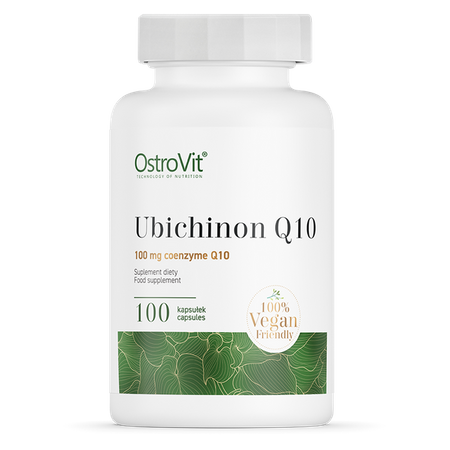 Ubiquinone Q10, Veganske, 100 mg, 60 kapsler