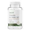 D-Vitamin D3 4000 IU, Veganske, 100 mcg, + K2. 120 kapsler