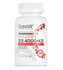 D-Vitamin D3 4000 IU, 100 mcg, + K2. 100 stk. tabletter